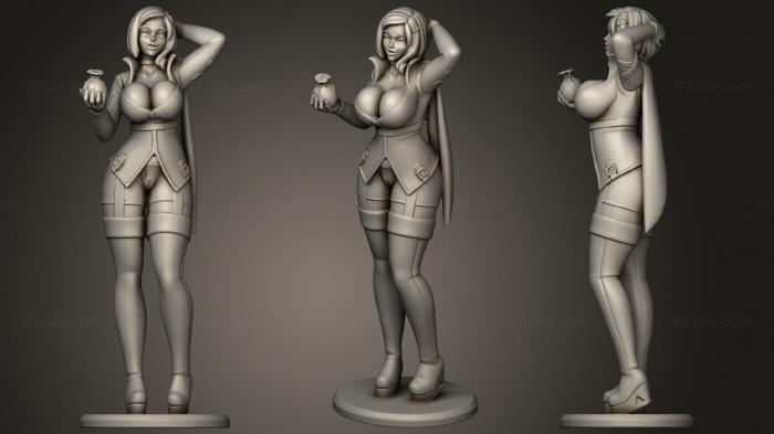 Figurines of girls (Delta 2, STKGL_0765) 3D models for cnc